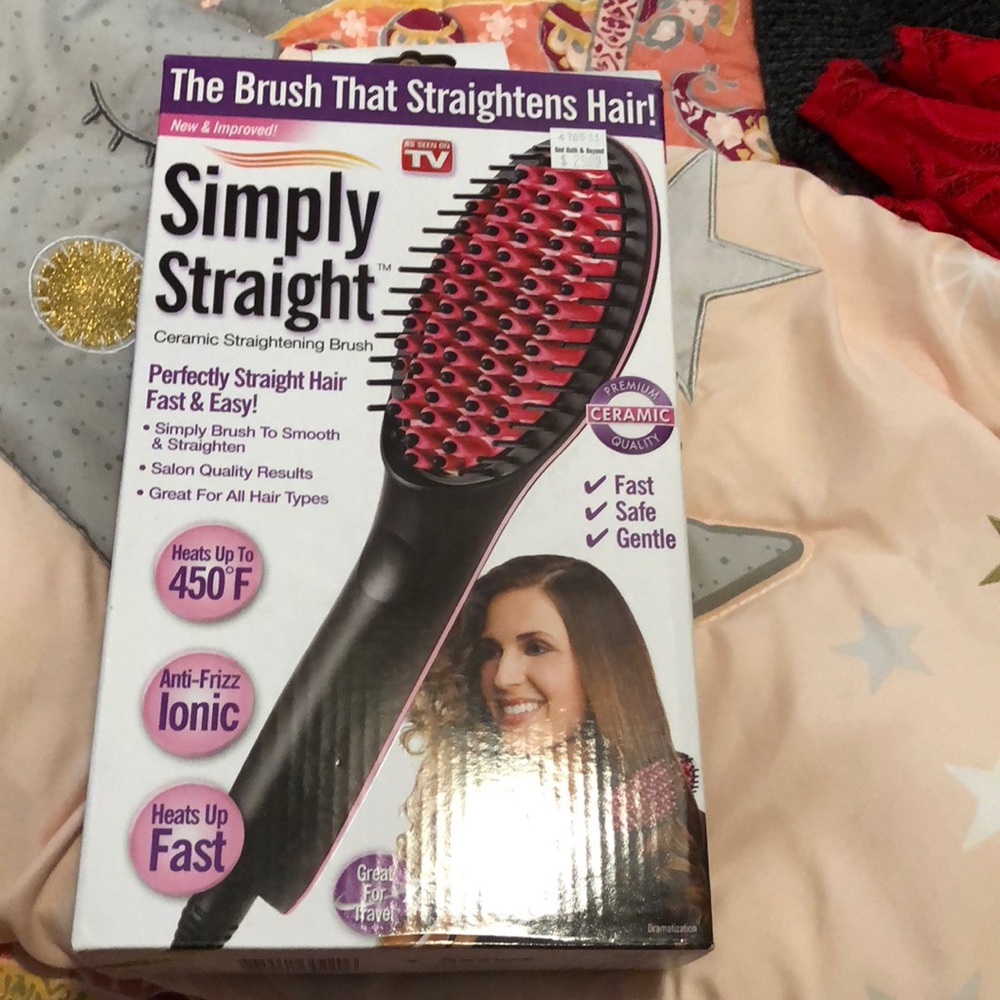 Simply straight ceramic brush